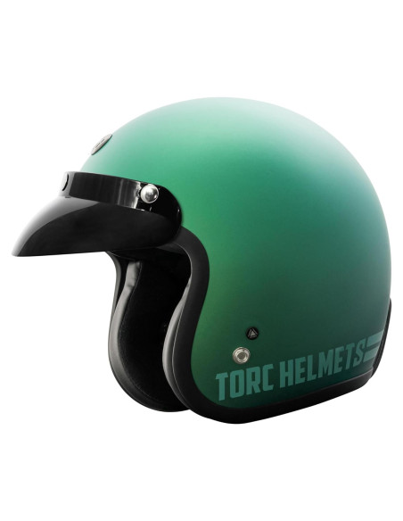 Casco TORC T50C Abierto 3/4 para Motocicleta Teal