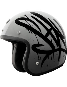Casco TORC T50 Del Mar Abierto 3/4 Motocicleta Gris 2