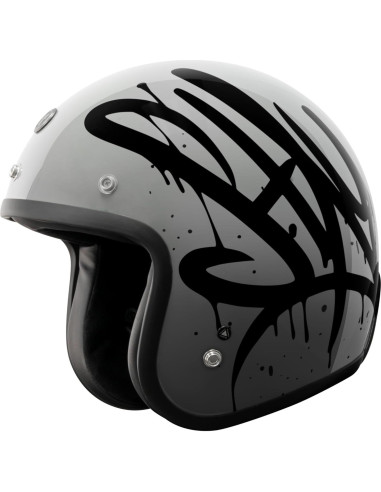 Casco TORC T50 Del Mar Abierto 3/4 Motocicleta Gris