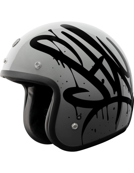 Casco TORC T50 Del Mar Abierto 3/4 Motocicleta Gris