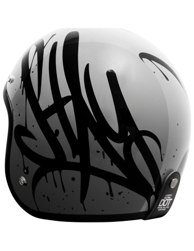 Casco TORC T50 Del Mar Abierto 3/4 Motocicleta Gris