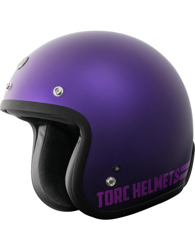 Casco TORC T50 Abierto 3/4 Motocicleta Púrpura Iridiscente