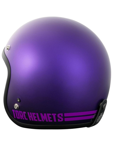 Casco TORC T50 Abierto 3/4 Motocicleta Púrpura Iridiscente