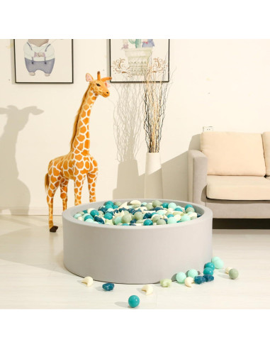 Bolas de Piscina GOGOSO 100pcs Estrellas y Lunas Verde