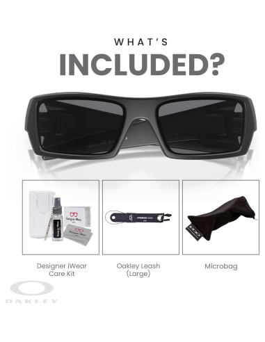 Gafas de sol Oakley Gascan para hombres + Correa + Kit iWear