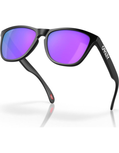 Gafas de sol Oakley Frogskins 55mm Negro Mate Prizm Violeta