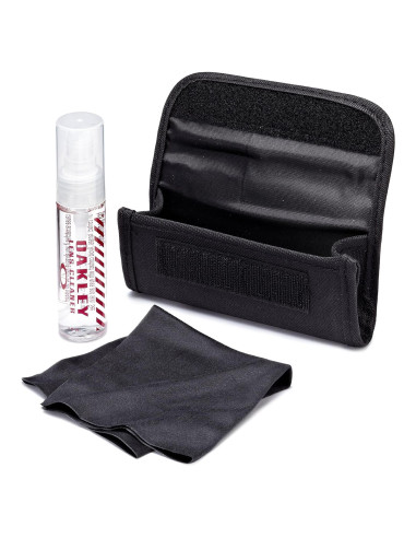 Kit de limpieza para gafas Oakley con estuche y paño