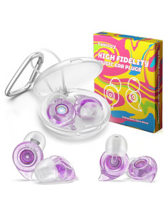 Tapones para oídos Yawsoy alta fidelidad 2 pares NRR 22-24dB