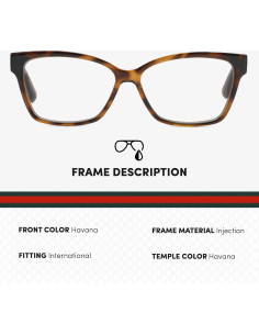 Gafas de Sol Gucci GG0634O Cat Eye Rectangulares para Mujeres 2