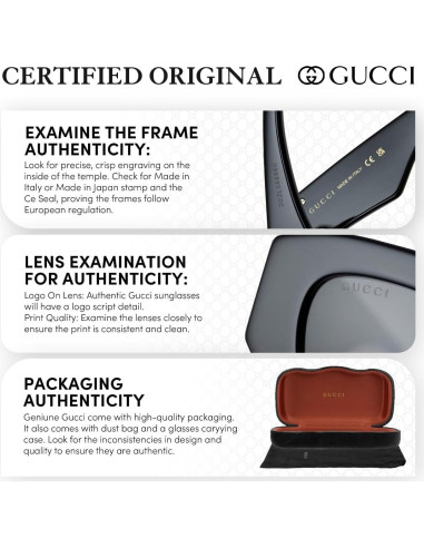 Gafas de Sol Gucci GG0634O Cat Eye Rectangulares para Mujeres