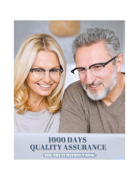 Gafas de Lectura CCVOO 3 Paquetes UV400 Retro Unisex