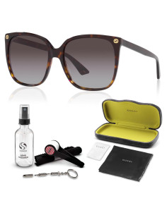 Gafas de Sol Gucci GG 0022S Cuadradas para Mujer 57mm