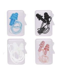 Tapones para oídos Dealsboom BD12036 4 pares silicona suave