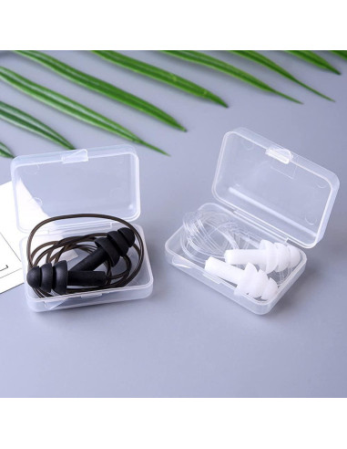 Tapones para oídos Dealsboom BD12036 4 pares silicona suave