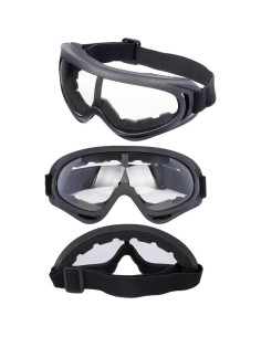 Gafas de Motocicleta LJDJ con Lentes Amarillos UV400 2