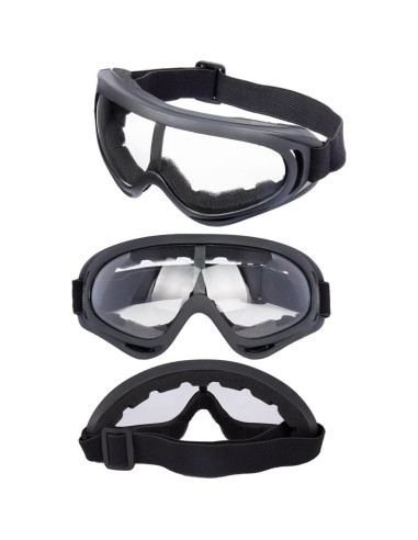 Gafas de Motocicleta LJDJ con Lentes Amarillos UV400