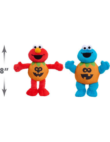 Peluches Halloween Calle Sésamo Elmo y Monstruo 2-Pack