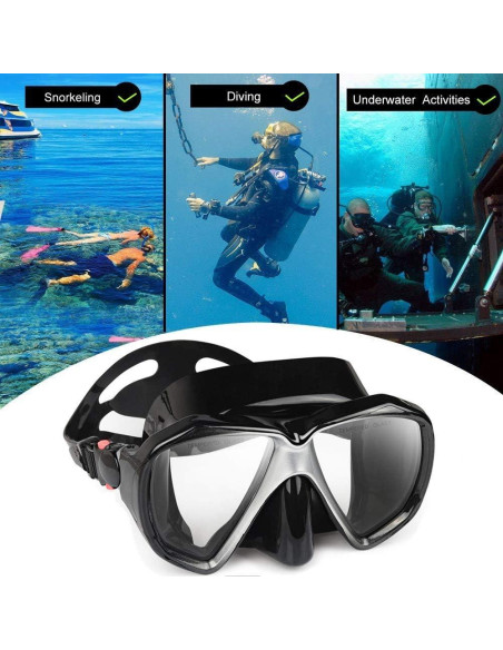 Máscara de Buceo EXP VISION EX-2700 Antivaho 180 para Adultos