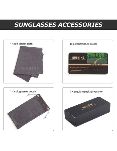 Gafas de sol DUSHINE UV400 para mujeres estilo retro