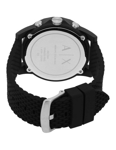 Reloj Cronógrafo Armani Exchange AX1344 44mm Silicona Negra