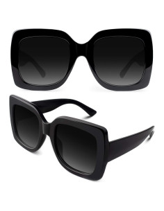 Gafas de Sol GQUEEN Cuadradas UV400 para Mujeres Retro