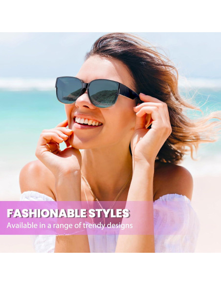 Gafas de sol polarizadas Myiaur para usar sobre gafas UV400