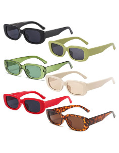 Gafas de Sol Eyegla 6 Pares Rectangulares UV400