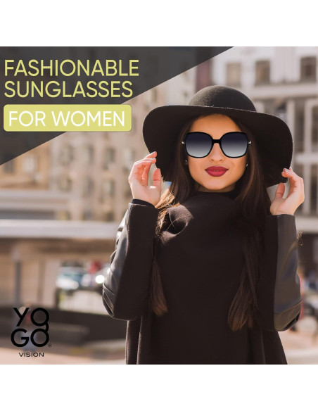 Gafas de sol polarizadas Yogo Vision para mujeres elegantes UV400