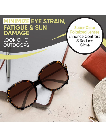 Gafas de sol polarizadas Yogo Vision para mujeres elegantes UV400