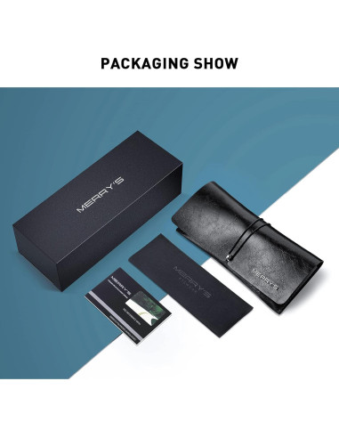 Gafas de sol MERRY'S estilo gato con lente espejo 50mm