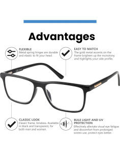 Gafas Progresivas Multifocales Missfive 2.5x Anti Luz Azul 2