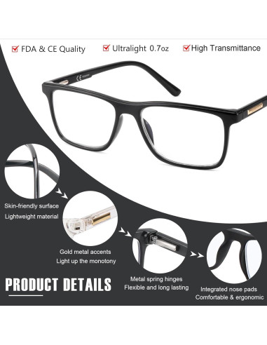 Gafas Progresivas Multifocales Missfive 2.5x Anti Luz Azul