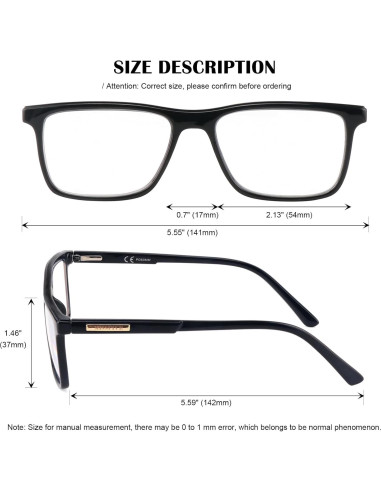 Gafas Progresivas Multifocales Missfive 2.5x Anti Luz Azul