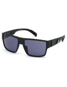 Gafas de Sol Polarizadas Redondas Adidas Hombres Negro Mate