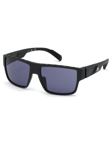 Gafas de Sol Polarizadas Redondas Adidas Hombres Negro Mate