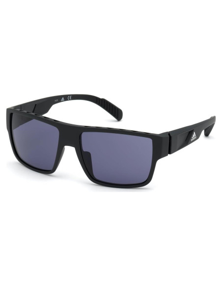 Gafas de Sol Polarizadas Redondas Adidas Hombres Negro Mate