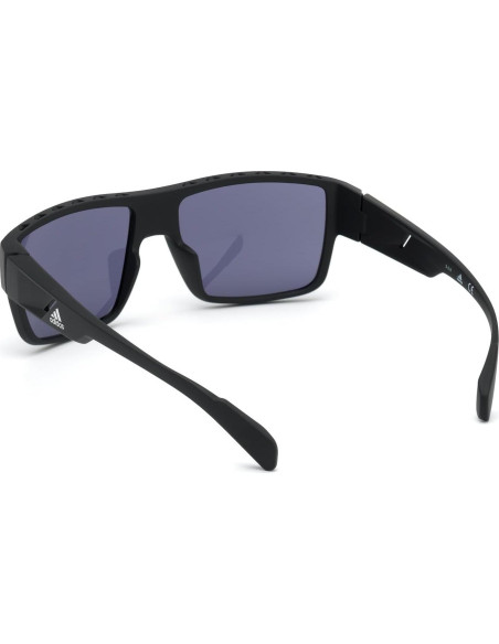 Gafas de Sol Polarizadas Redondas Adidas Hombres Negro Mate