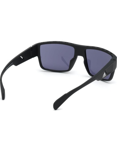 Gafas de Sol Polarizadas Redondas Adidas Hombres Negro Mate