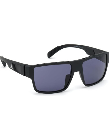 Gafas de Sol Polarizadas Redondas Adidas Hombres Negro Mate