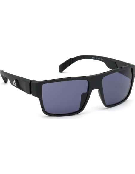 Gafas de Sol Polarizadas Redondas Adidas Hombres Negro Mate