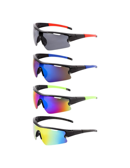 Paquete 4 Gafas Deportivas ANLIOTO UV400 Unisex