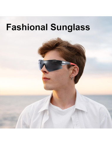 Paquete 4 Gafas Deportivas ANLIOTO UV400 Unisex