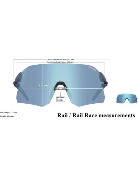 Gafas de sol Tifosi Rail Race con lentes intercambiables