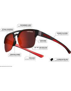 Gafas de sol Tifosi Salvo Sport - Lentes Ahumados UV 100% 2