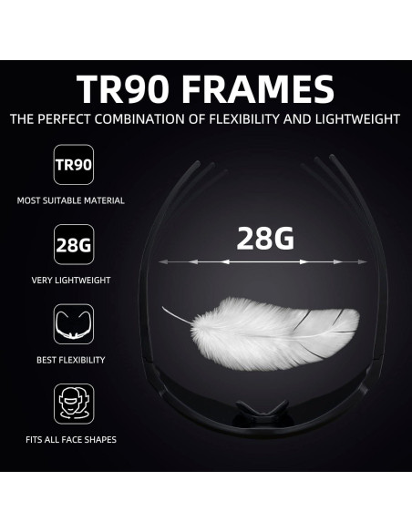 Gafas de Sol ROCKBROS Deportivas UV400 Intercambiables