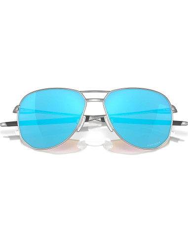 Gafas de sol aviador Oakley OO4147 Cromo satinado 57mm