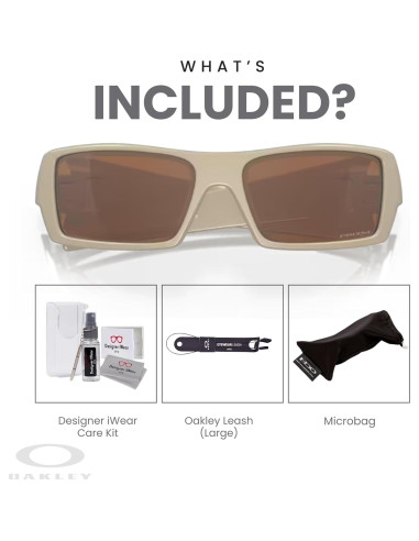 Gafas de sol Oakley Gascan para hombres + Kit de cuidado