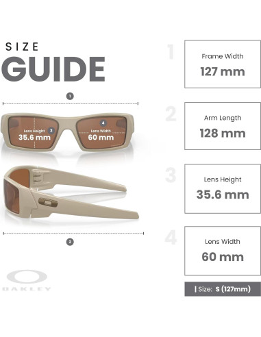 Gafas de sol Oakley Gascan para hombres + Kit de cuidado