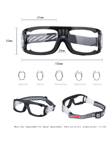 Gafas Deportivas SooGree para Baloncesto Antivaho