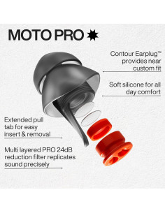 Tapones para oídos Moto PRO EarPeace - Reducción 24dB 2